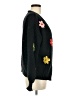 Shein 100% Polyester Floral Black Cardigan Size M - photo 4