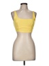 SNDYS. 100% Polyester Yellow Sleeveless Top Size M - photo 1