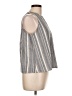 Paper Crane Gray Sleeveless Blouse Size L - photo 4