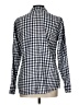 Splendid Checkered-gingham Blue Long Sleeve Button-Down Shirt Size L - photo 2