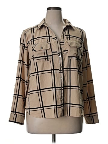Adrienne Vittadini Long Sleeve Blouse (view 1)