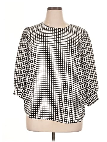 Adrianna Papell 3/4 Sleeve Blouse (view 1)