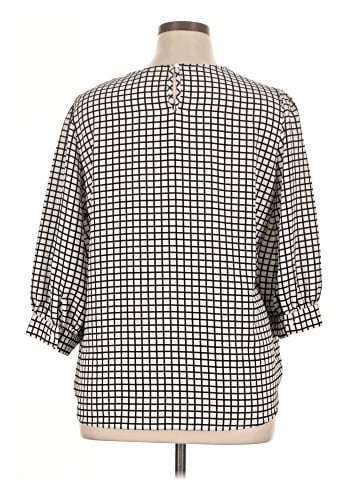 Adrianna Papell 3/4 Sleeve Blouse (view 2)