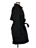 Ellen Tracy 100% Polyester Black Trenchcoat Size M - photo 4