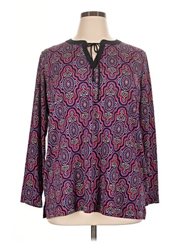Jones New York Sport Long Sleeve Blouse (view 1)