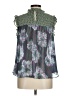 Mystree 100% Polyester Green Sleeveless Blouse Size M - photo 2