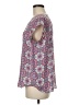 DR2 Purple Short Sleeve Blouse Size M - photo 5