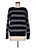 Vince. Stripes Black Pullover Sweater Size M - photo 1