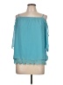 Iz Byer 100% Polyester Teal Sleeveless Blouse Size L - photo 1