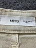 MNG Solid Tan Khaki Shorts Size 2 - photo 3