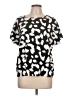 Emery Rose Black Short Sleeve Blouse Size L - photo 1