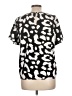 Emery Rose Black Short Sleeve Blouse Size L - photo 2
