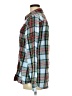 Lands' End 100% Cotton Plaid Teal Blue Long Sleeve Button-Down Shirt Size 6 (tall) - photo 5