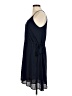 Collective Concepts 100% Polyester Animal Print Blue Casual Dress Size M - photo 5
