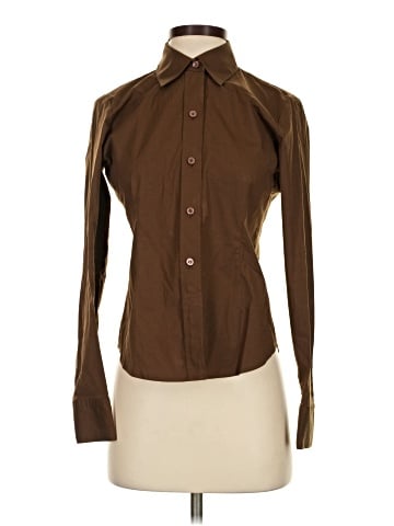 DKNY Long Sleeve Blouse (view 1)