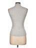 August Silk Silver Sleeveless Top Size L - photo 2