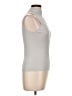 August Silk Silver Sleeveless Top Size L - photo 4