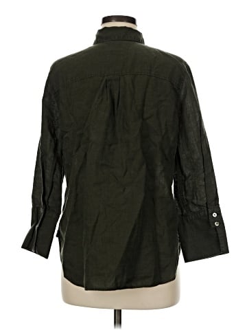 Chico's 3/4 Sleeve Button-Down Shirt (view 2)