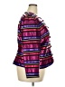 Maggy London 100% Polyester Stripes Purple Jacket Size 20 - photo 4
