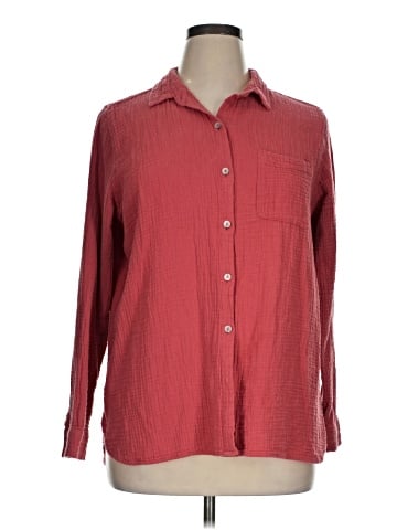 Jessica Simpson Long Sleeve Button-Down Shirt (view 1)