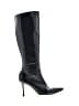Manolo Blahnik 100% Leather Black Boots Size EU 41 - photo 1