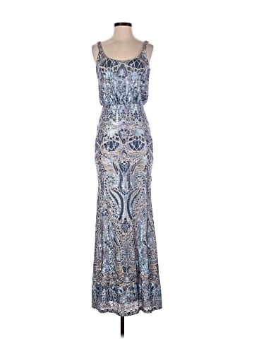 Aqua Cocktail Dress (view 1)