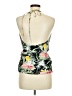 Indah Tropical Black Halter Top Size M - photo 2