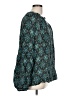 J.Jill 100% Rayon Teal Long Sleeve Blouse Size L - photo 4
