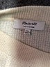 Madewell 100% Cashmere Color Block Ivory Cashmere Pullover Sweater Size XXS - photo 7