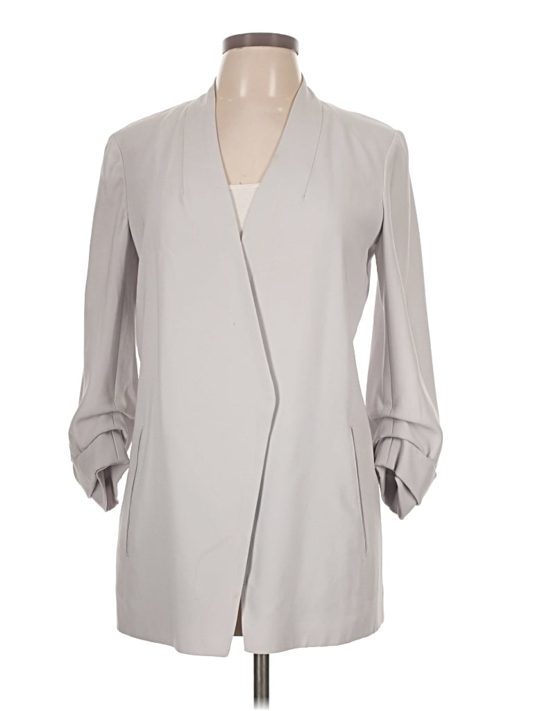 Pre-owned Babaton Coat In Gray