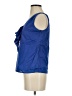 Moncollet 100% Cotton Blue Sleeveless Blouse Size 2 - photo 5