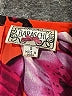 Baraschi 100% Polyester Print Orange Cocktail Dress Size S - photo 7