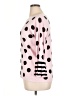 Red Polka Dots Pink Pullover Sweater Size XL - photo 5