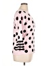 Red Polka Dots Pink Pullover Sweater Size XL - photo 4
