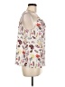 Collective Concepts 100% Polyester Floral Ivory Sleeveless Blouse Size M - photo 4