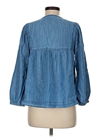 Madewell 3/4 Sleeve Blouse (view 2)