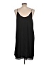 Alya 100% Polyester Solid Black Casual Dress Size L - photo 2