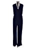 BCBGeneration Solid Blue Jumpsuit Size L - photo 2