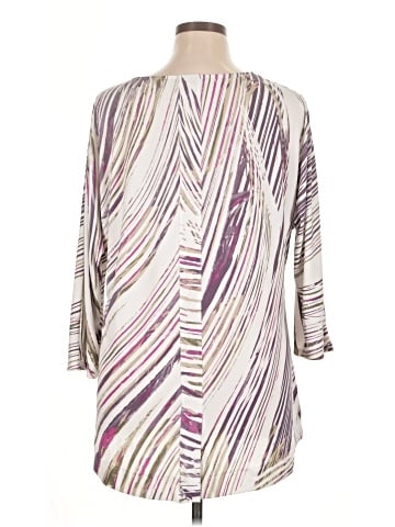 Easywear by Chico's 3/4 Sleeve Blouse (view 2)