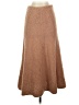 MNG 100% Polyester Chevron-herringbone Brown Casual Skirt Size S - photo 1