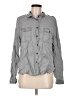 Universal Thread 100% Lyocell Gray Long Sleeve Button-Down Shirt Size M - photo 1