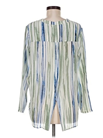 Nic + Zoe 3/4 Sleeve Silk Top (view 2)