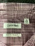 Calvin Klein Houndstooth Gray Long Sleeve Button-Down Shirt Size 16 - photo 3
