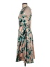 Hal Rubenstein Graphic Teal Cocktail Dress Size 4 - photo 5