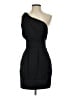 BCBGeneration 100% Polyester Solid Black Cocktail Dress Size 2 - photo 1
