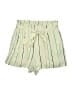 Nine West Stripes Green Ivory Shorts Size L - photo 1