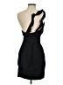 BCBGeneration 100% Polyester Solid Black Cocktail Dress Size 2 - photo 2