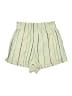 Nine West Stripes Green Ivory Shorts Size L - photo 2