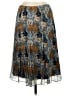 St. John Collection 100% Silk Print Blue Silk Skirt Size 8 - photo 2