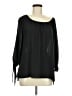 Assorted Brands 100% Polyester Black 3/4 Sleeve Blouse Size M - photo 1